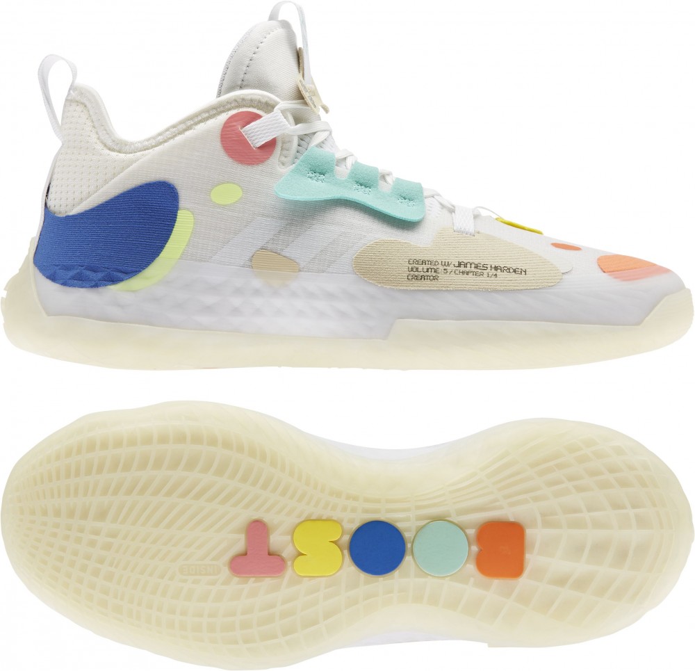 Чоловічі кросівки Adidas Harden Vol.5 Futurenatural Multicolored FZ1071_image_4