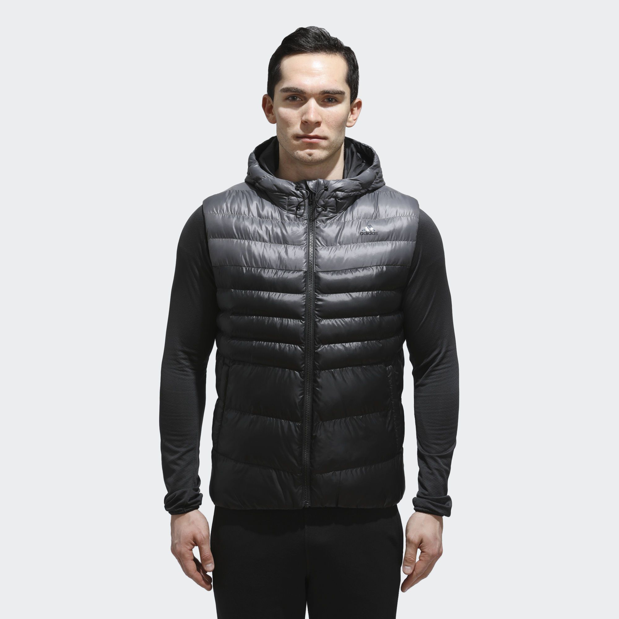 Чоловік жилет Adidas Hooded CV6072_image_1