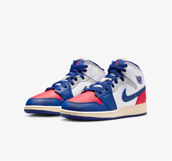 Подростоковые кроссовки Air Jordan 1 Mid DQ8423-102_image_5