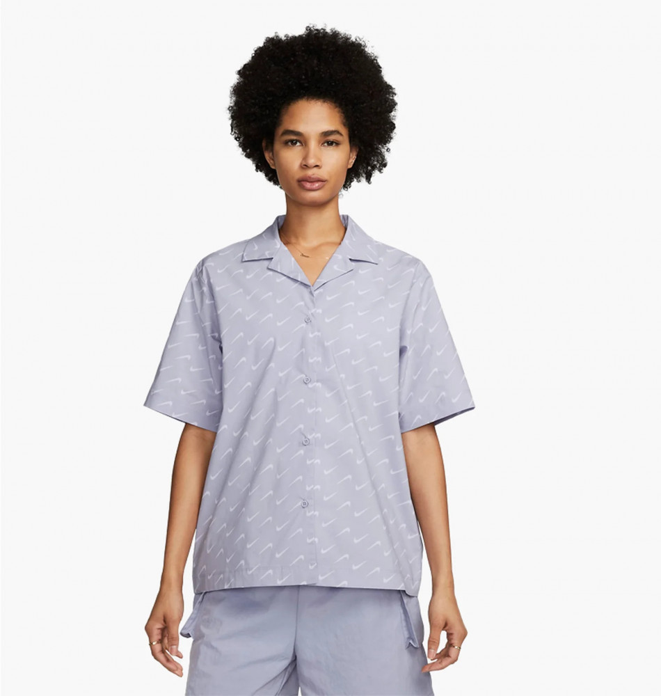 Сорочка жіноча Nike Sportswear Everyday Modern Woven Short-Sleeve Top DV7930-519_image_1
