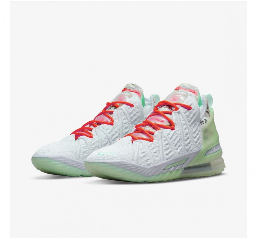 Чоловічі кросівки Nike LeBron 18 Black White University CQ9283-401_image_5