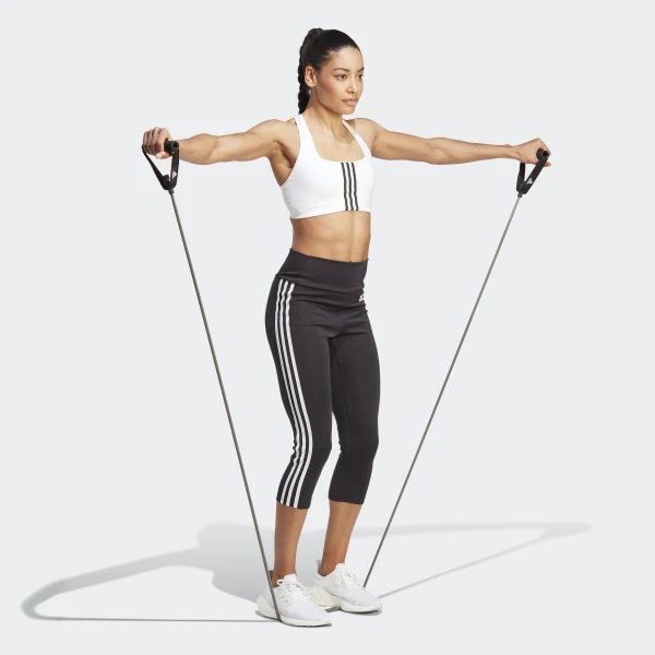 Лосины Adidas Designed To Move High-Rise 3-Stripes 3/4 GL3985_image_4