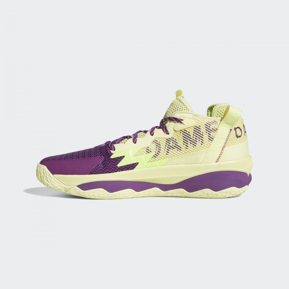 Кроссовки Adidas Dame 8 Dame Time Purple Yellow GY0383_image_2