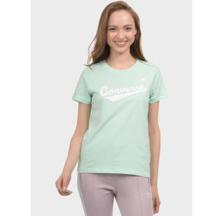 Жіноча футболка Converse Center Front Logo Tee Barely Rose 10018268-316