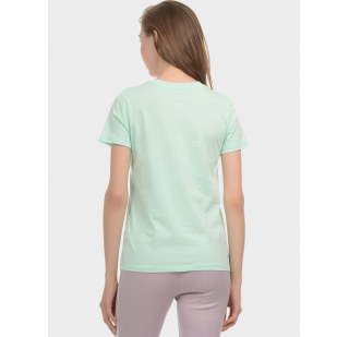 Жіноча футболка Converse Center Front Logo Tee Barely Rose 10018268-316