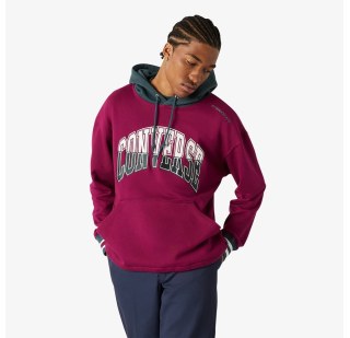 Чоловіча толстовка Converse Twisted Varsity Po Hoodie BLK 10018358-507