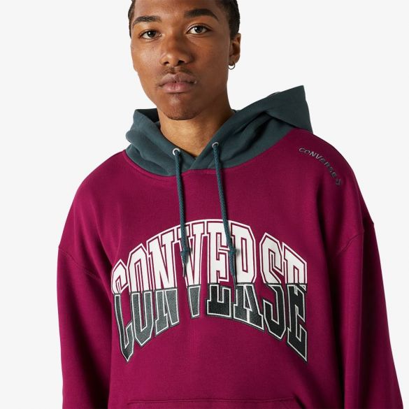 Мужская толстовка Converse Twisted Varsity Po Hoodie BLK 10018358-507_image_3