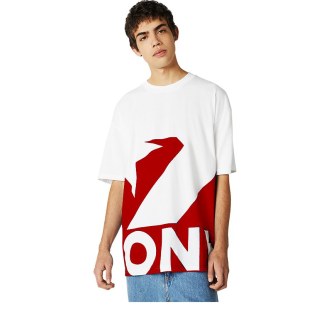 Чоловіча футболка Converse Star Chevron Icon Remix T White / Rush Blu 10018381-610