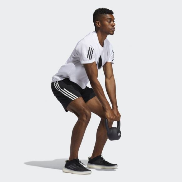 Шорти для фитнеса Adidas AEROREADY 3-Stripes 8-Inch Performance GM0643_image_4