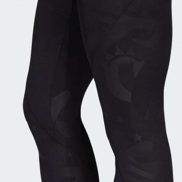 Укороченные леггинсы Adidas Alphaskin Sport Embossed DU2039