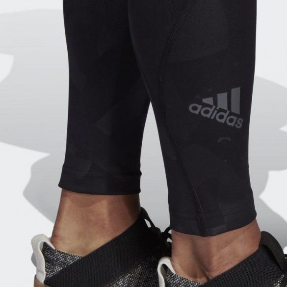 Укороченные леггинсы Adidas Alphaskin Sport Embossed DU2039