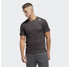 Футболка Adidas Freelift Tech Fitted Striped Heathered DW9818