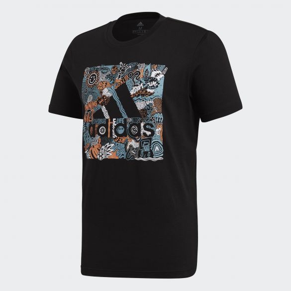 Мужская футболка Adidas Doodle Bos FN1753_image_1