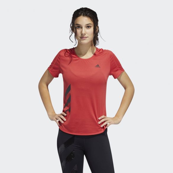Жіноча футболка Adidas Run It 3 Stripes Fast FR8387_image_1