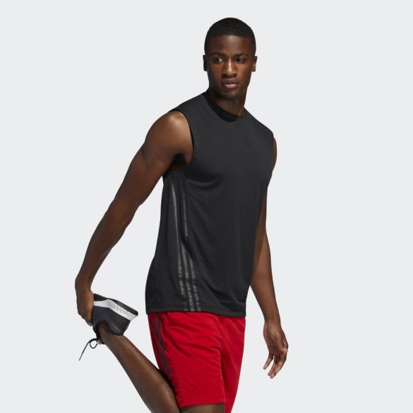 Майка для фитнеса Adidas Aeroready 3-Stripes FL4317_image_2