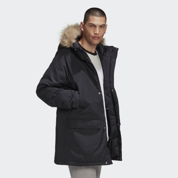 Удлиненная парка Adidas Fur GE1312_image_4