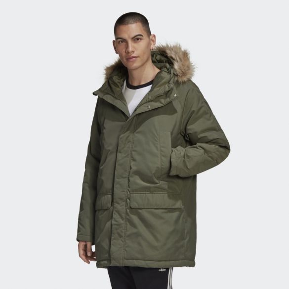 Удлиненная парка Adidas Fur GE1313_image_1