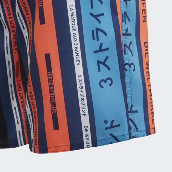 Дитячі пляжні шорти Adidas Ya Aop Shorts FL8717_image_5