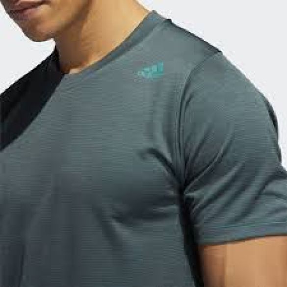 Футболка Adidas Freelift Tech Fitted Striped Heathered DZ1221_image_5