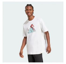 Футболка чоловіча Adidas Doodle Hunt Bike Graphic JM6496