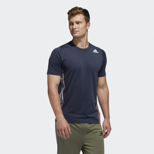 Футболка для фитнеса Adidas Freelift 3-Stripes FJ6181_image_1