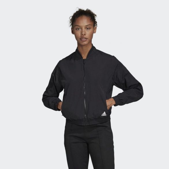 Женская куртка-бомбер Adidas Woven FI6737_image_1