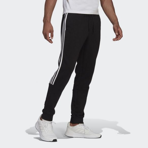 Чоловічі штани Adidas Essentials Fleece Tapered Cuff 3-Stripes GK8967_image_3
