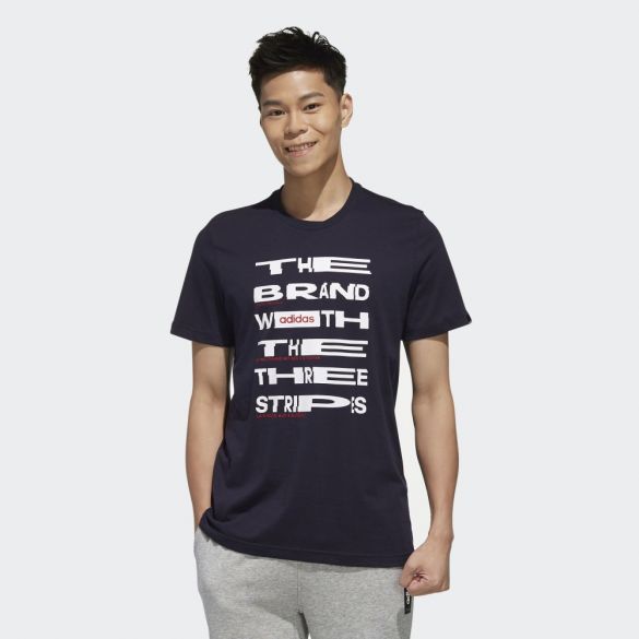 Чоловіча футболка Adidas Distorted Font FM6289_image_1