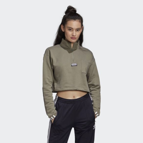 Укороченный свитшот Adidas Originals FM2504_image_1