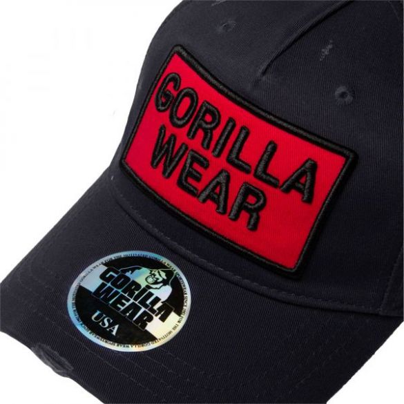 Бейсболка Gorilla Wear Harrison Cap Black / Red 99172905_image_3