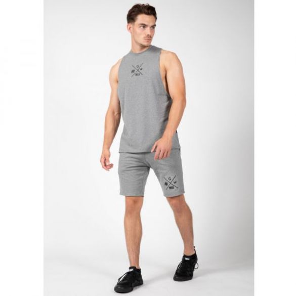 Майка Gorilla Wear Cisco Drop Armhole Tank Top Gray / Black 90129809_image_4