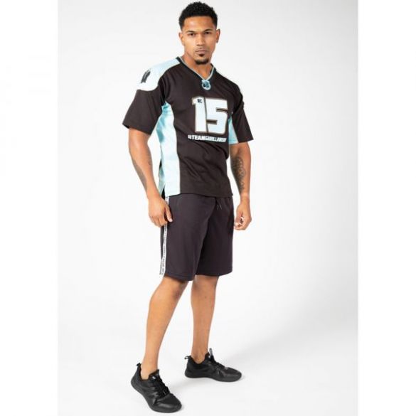 Футболка Gorilla Wear Athlete T-shirt 2.0 Brandon Curry Black/Light Blue 90548922_image_4