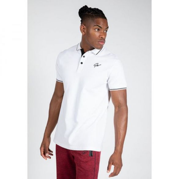 Футболка Gorilla Wear Delano Polo White / Black 90551109 _image_4