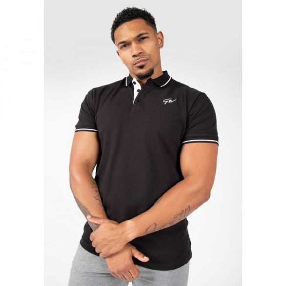 Футболка Gorilla Wear Delano Polo Black / White 90551901_image_4