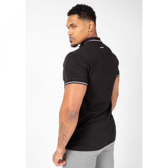 Футболка Gorilla Wear Delano Polo Black / White 90551901_image_5