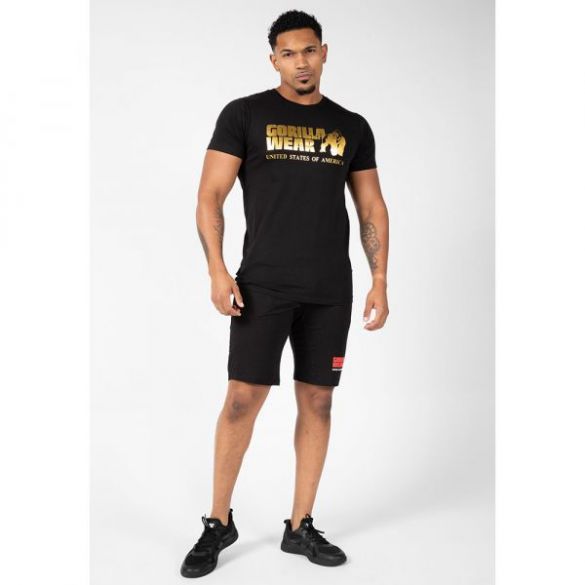 Футболка Gorilla Wear Classic T-shirt Black/Gold 90553922_image_3
