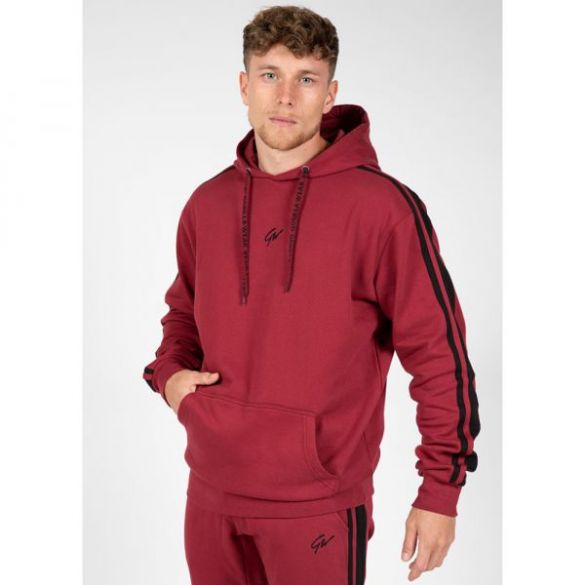 Худі Gorilla Wear Banks Oversized Hoodie Red / Black 90716590_image_4