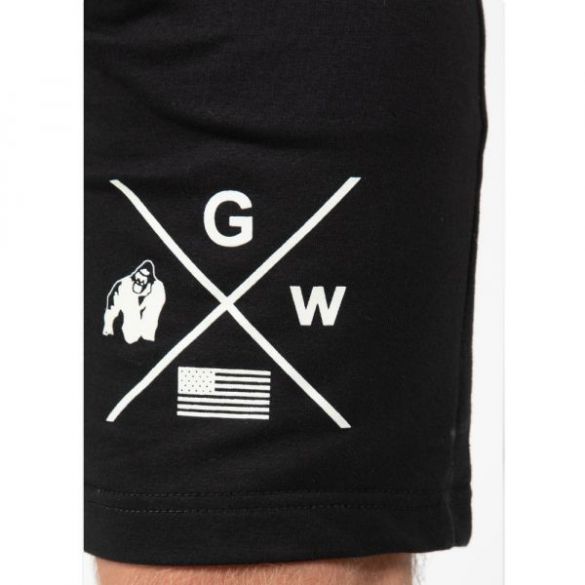 Шорти Gorilla Wear Cisco Shorts Black / White 90958901_image_5