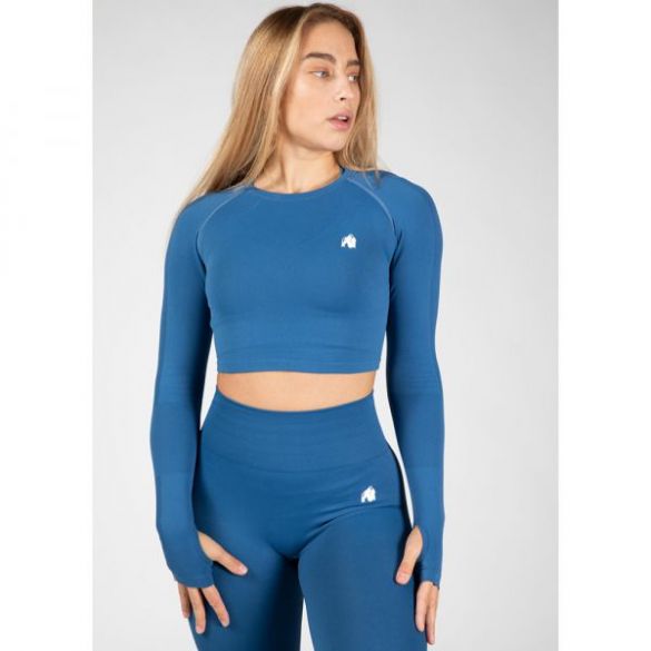 Лонгслів Gorilla Wear Hilton Seamless Long Sleeve Blue 91603300_image_6
