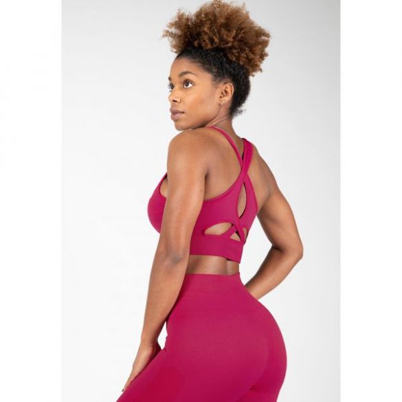 Топ Gorilla Wear Hilton Seamless Sports Bra Red 91526600_image_4