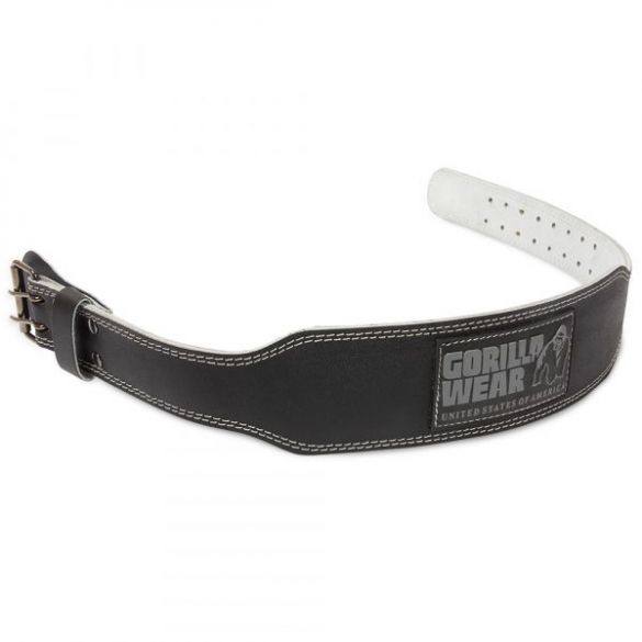 Пояс Gorilla Wear 4 Inch Padded Leather Lifting Belt Black/Gray 99156900_image_5