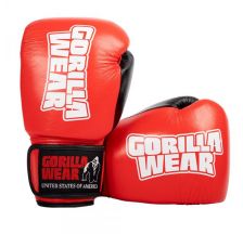 Перчатки Gorilla Wear Ashton Pro Boxing Gloves Red/Black 99907509