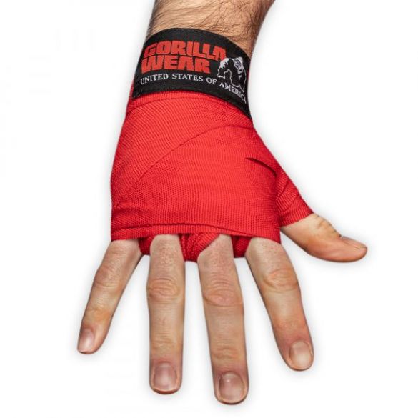 Бинти боксерські Gorilla Wear Boxing Hand Wraps Red 99908500_image_3