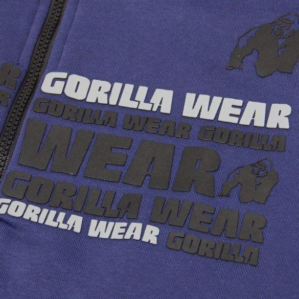 Кофта Gorilla Wear Bowie Mesh Zipped Hoodie M Navy Blue (9070630002)_image_4