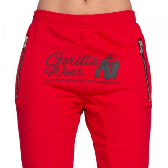 Штани Gorilla Wear Celina Drop Crotch Joggers XS Red (9193250000)_image_3