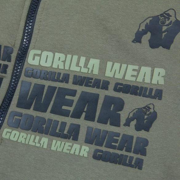 Кофта Gorilla Wear Bowie Mesh Zipped Hoodie S Army Green (9070640901)_image_3