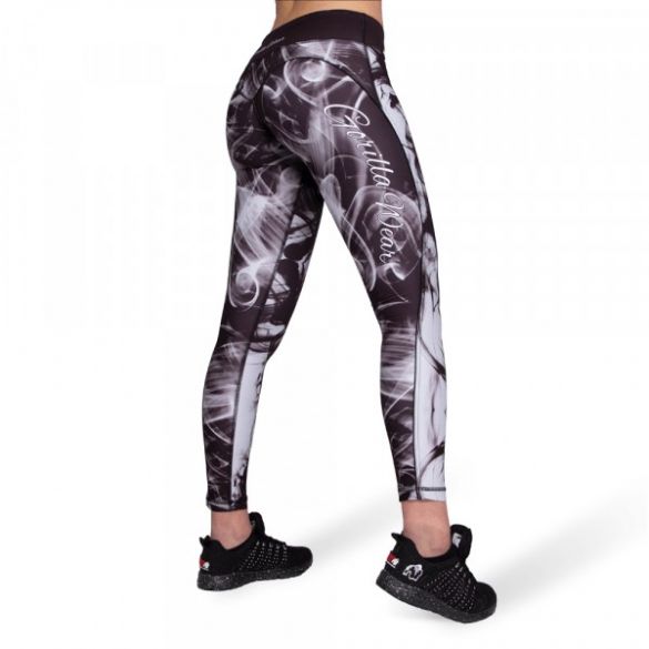 Леггинсы Gorilla Wear Phoenix tights Black/White 91926901_image_3