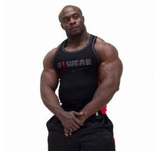 Майка Gorilla Wear G! WEAR rib tanktop Black / Red 90402500