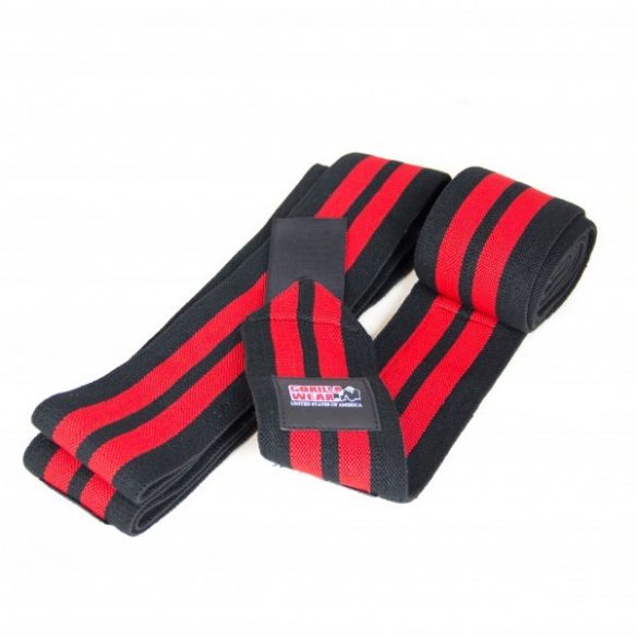Колінні бинти Gorilla Wear Knee Wraps 98 Inch Black / Red 99112900_image_3