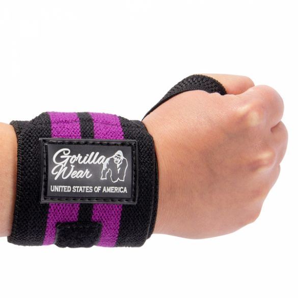Кистевые бинты Gorilla Wear Women's Wrist Wraps Black/Purple 99804907_image_5